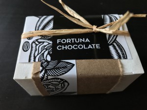 Box of Fortuna chocolate